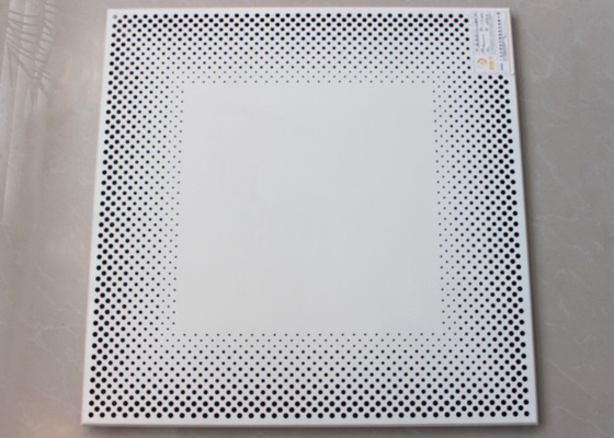 Perforierte Aluminium-Deckenplatte aus perforiertem Metall / runde Lochstanzplatte
