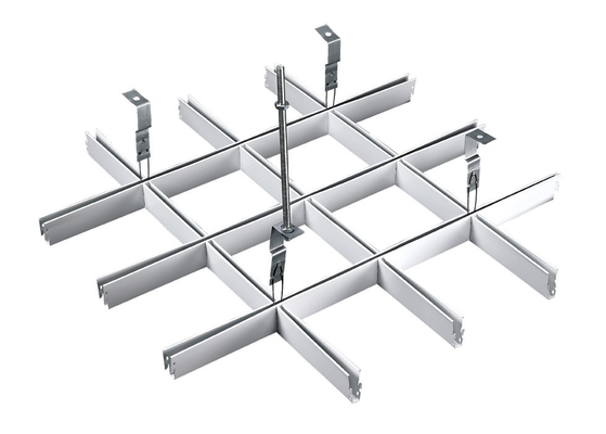 Weiße Aluminium-/verschobene offene Zelldecken-dekorative Metallwand-Decken-Aluminiummaterialien